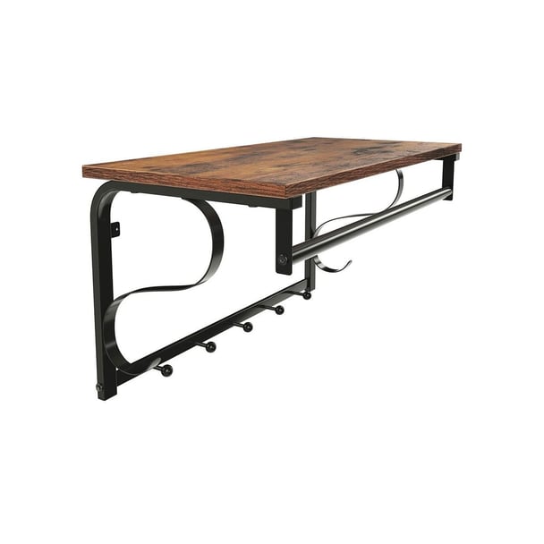 Wandgarderobe, 5 Haken, Industriedesign, 31.7x60x30cm