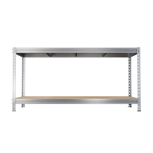 Werkbank 100x200x60 cm, verzinkte DTD-Ebenen