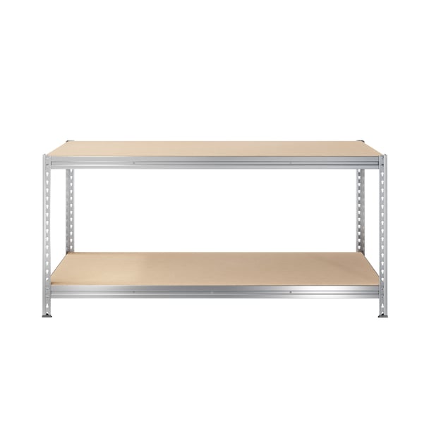 Werkbank 100x200x70 cm, verzinkte DTD-Ebenen