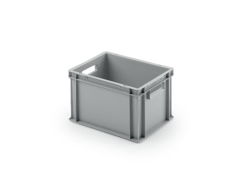 Eurobehälter UNISTA mit offenen Griffen 43-235 - grau