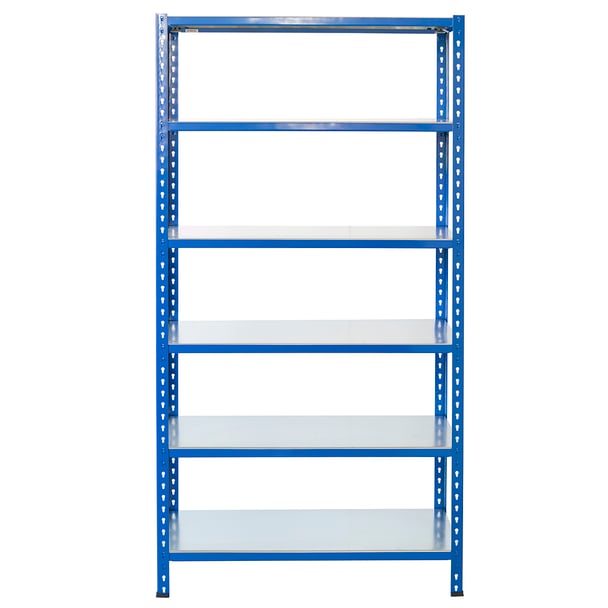 Steckregal aus Metall L Profil 200x80x40cm 6 Böden