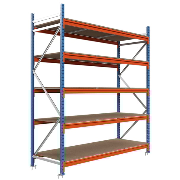 Weitspanregale LONGSPAN 300x225x100-5-DTD