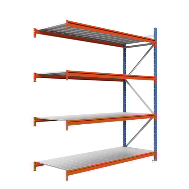 Weitspanregale LONGSPAN 200x185x60-4-Metal