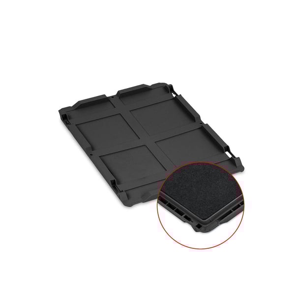 Auflagedeckel-Set Eurobox NextGen 2.0 Cycle, 600x400 mm, mit Schaumstoff, inkl. 4 Schiebeschnappverschlüsse grün