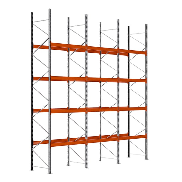 Palettenregale - Grundregal - 600 - 270 - 110 - 4 - 500 - 3