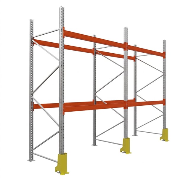 Palettenregale - Grundregal - 400 - 270 - 110 - 2 - 500 - 2 - protector