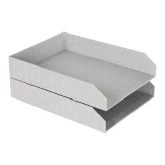 Briefablage aus recycelten Faserkarton HAKAN, 2 Stk., 6x23x31 cm - Hover