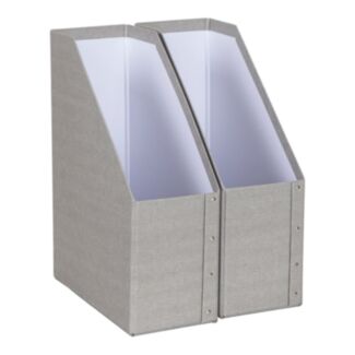Stehsammler aus recycelten Faserkarton WILLIAM , 2 Stk., 31x11x24 cm - Hover