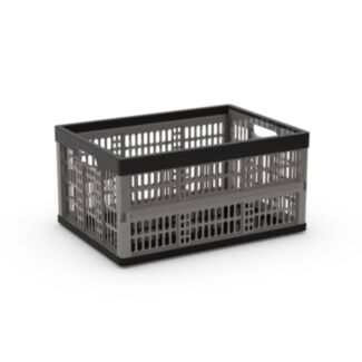 Klappbox 32 L, 23x47x35cm, Anthrazit/Schwarz - Hover