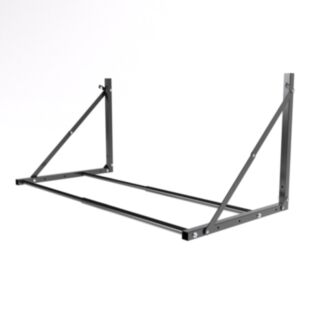 Reifenregal für 4 Reifen, 71x131,6x71cm, Wandmontage, schwarz