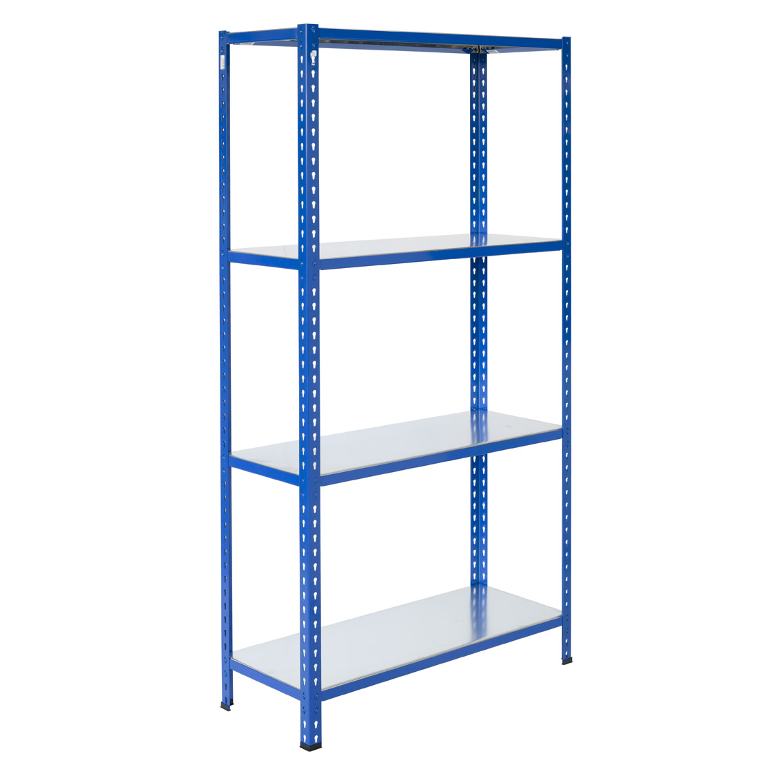 Steckregal aus Metall L Profil 250x100x30cm 4 Böden