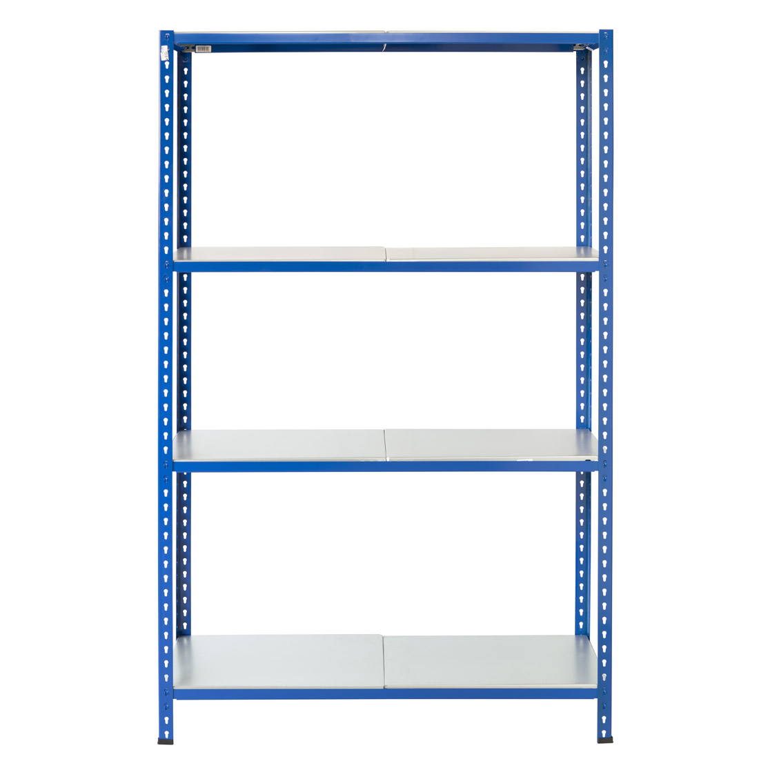 Steckregal aus Metall L Profil 250x120x30cm 4 Böden