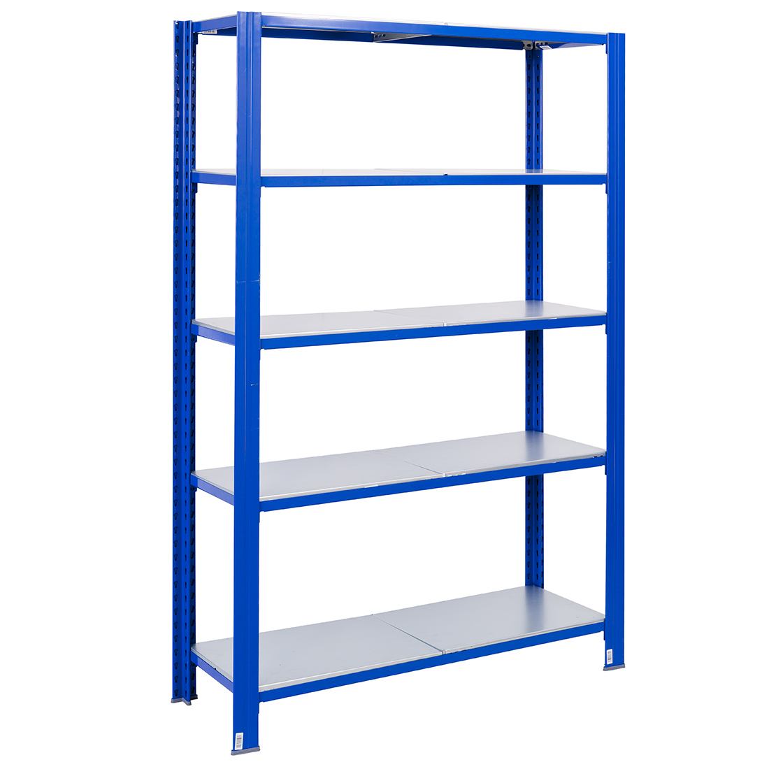 Steckregal aus Metall T Profil 200x120x50cm 5 Böden
