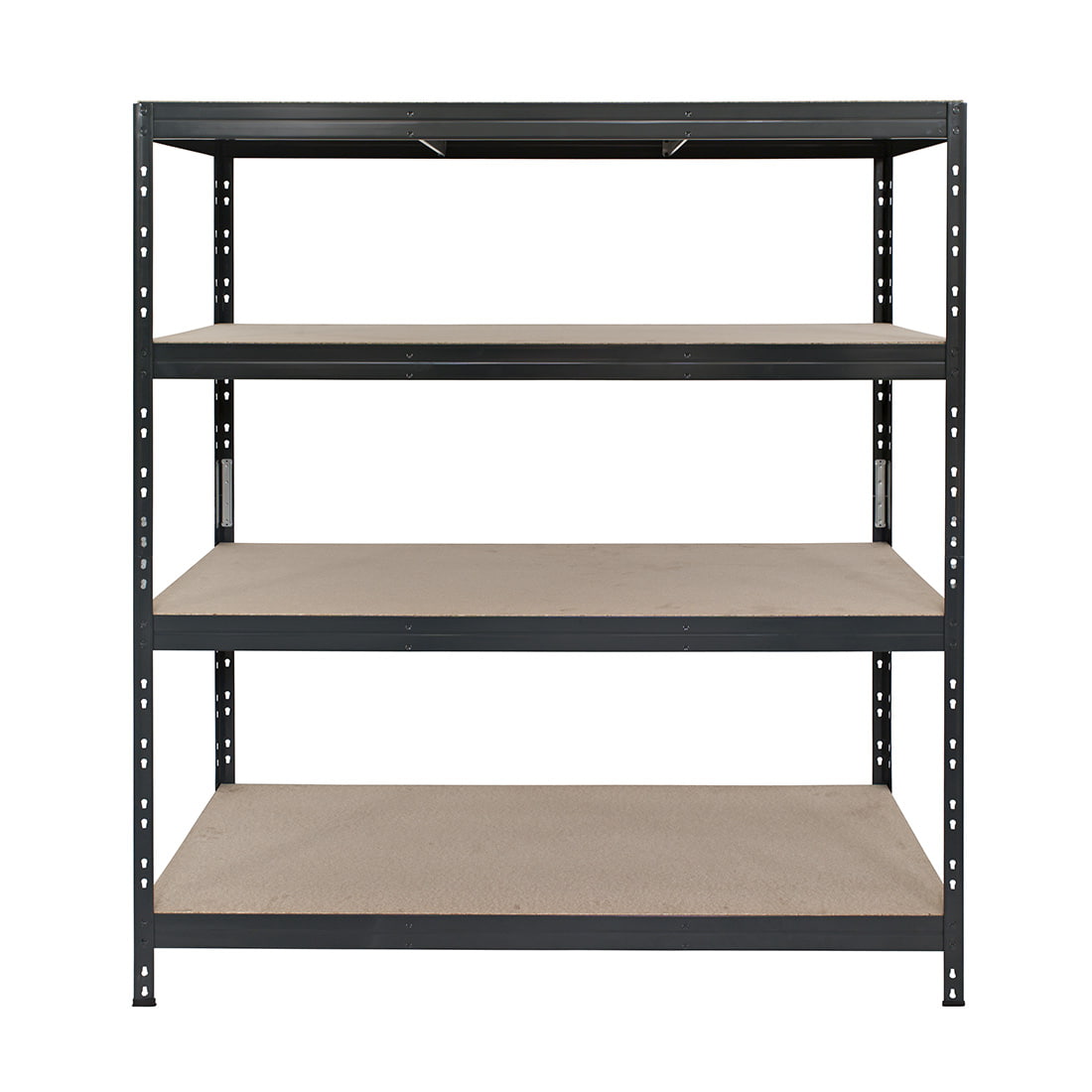 Schwerlastregal RIVET 180x150x45cm, 4 HDF-Platten, anthrazitgrau