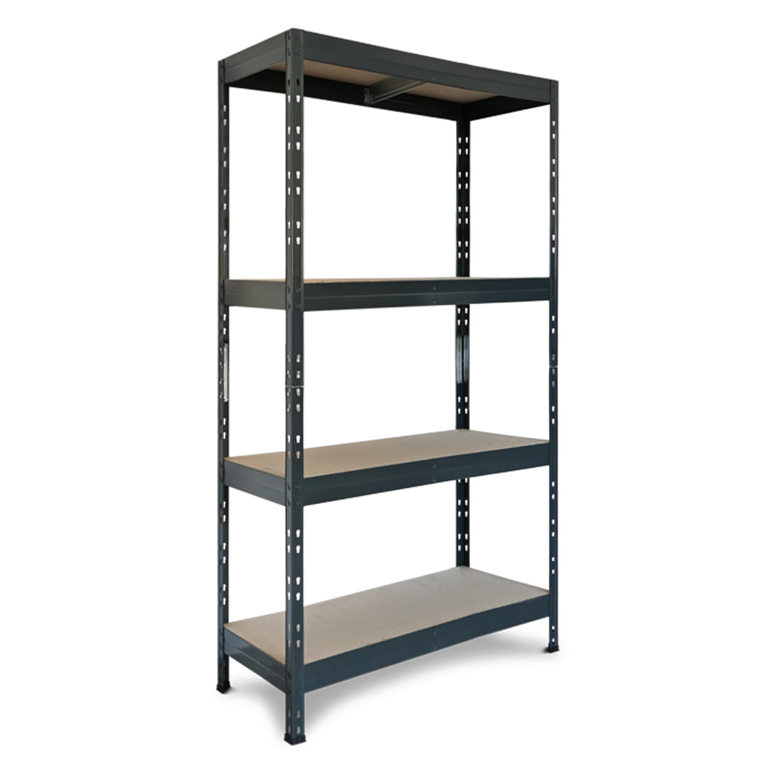 Schwerlastregal RIVET 180x90x60cm, 4 HDF-Platten, anthrazitgrau