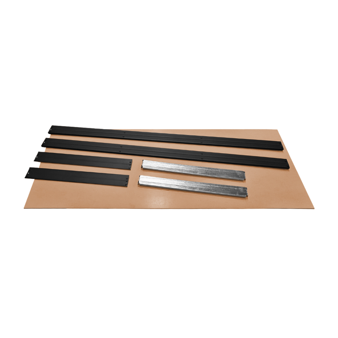 Schwerlastregal RIVET HDF Zusatzboden 180x60 cm, anthrazitgrau