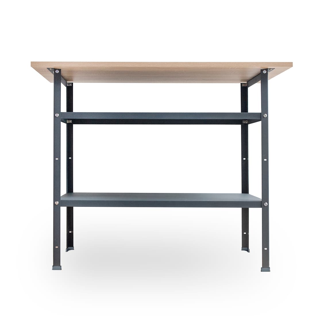 Werkbank aus Stahl mit Ablagefach 120x92x60cm