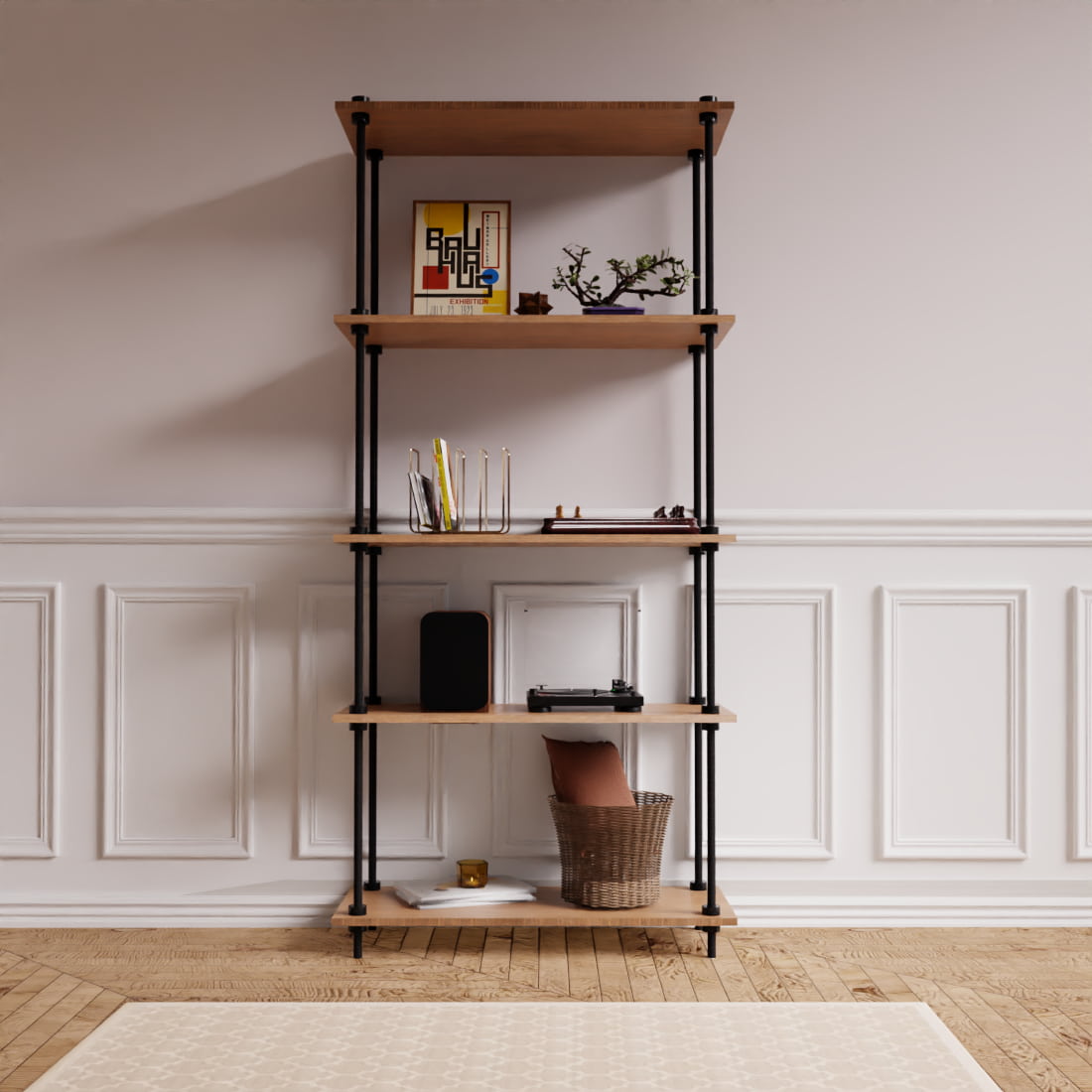 Wandregal DECO 185x85x35cm