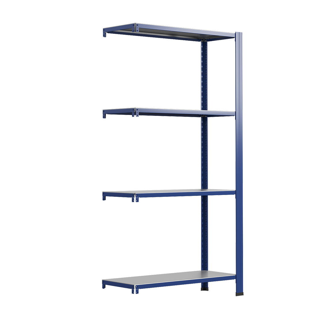 Zusatzmodul für Steckregal aus Metall T Profil, 200X80cm (HxB)