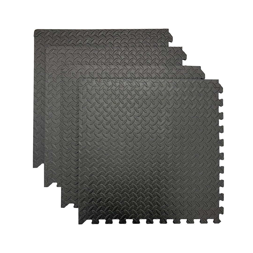 Gummimatte 61x61cm im 6er Set, Bodenmatte, Bodenschutzmatte
