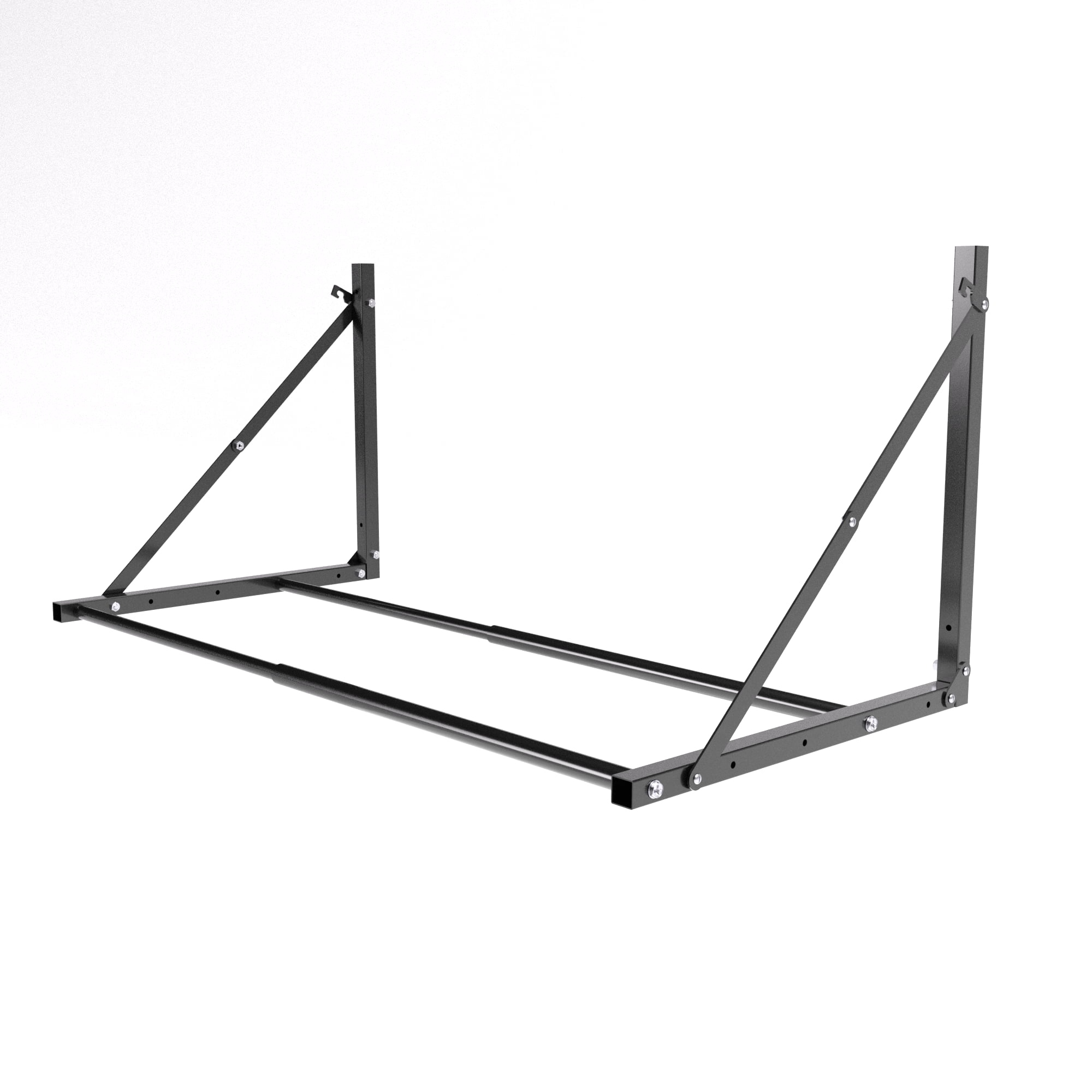 Reifenregal für 4 Reifen, 71x131,6x71cm, Wandmontage, schwarz