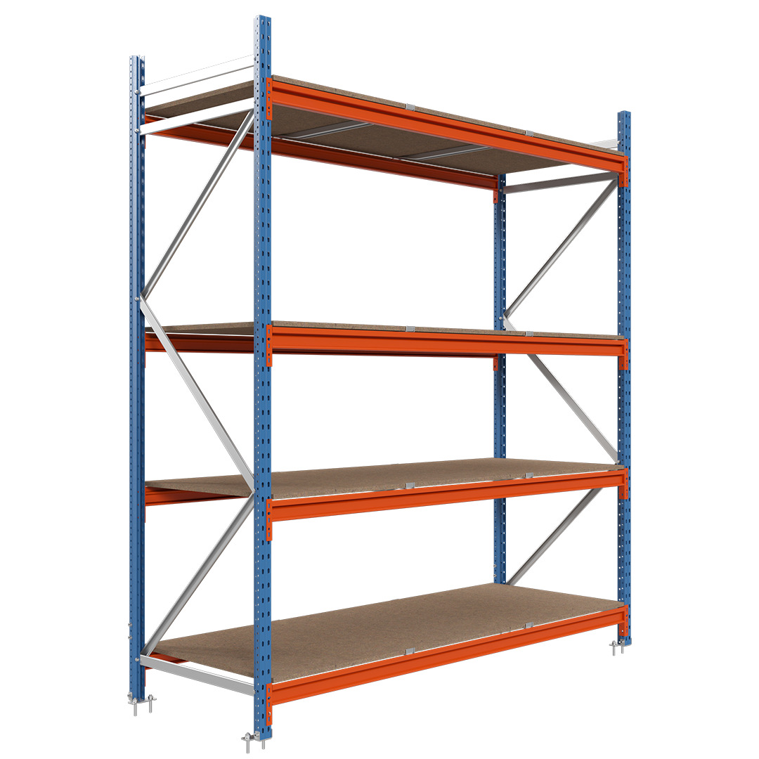 Weitspanregale LONGSPAN 200x185x60-4-DTD