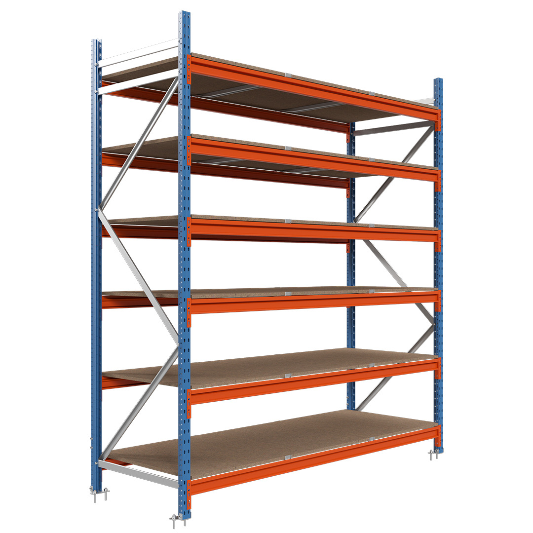 Weitspanregale LONGSPAN 250x240x100-6-DTD