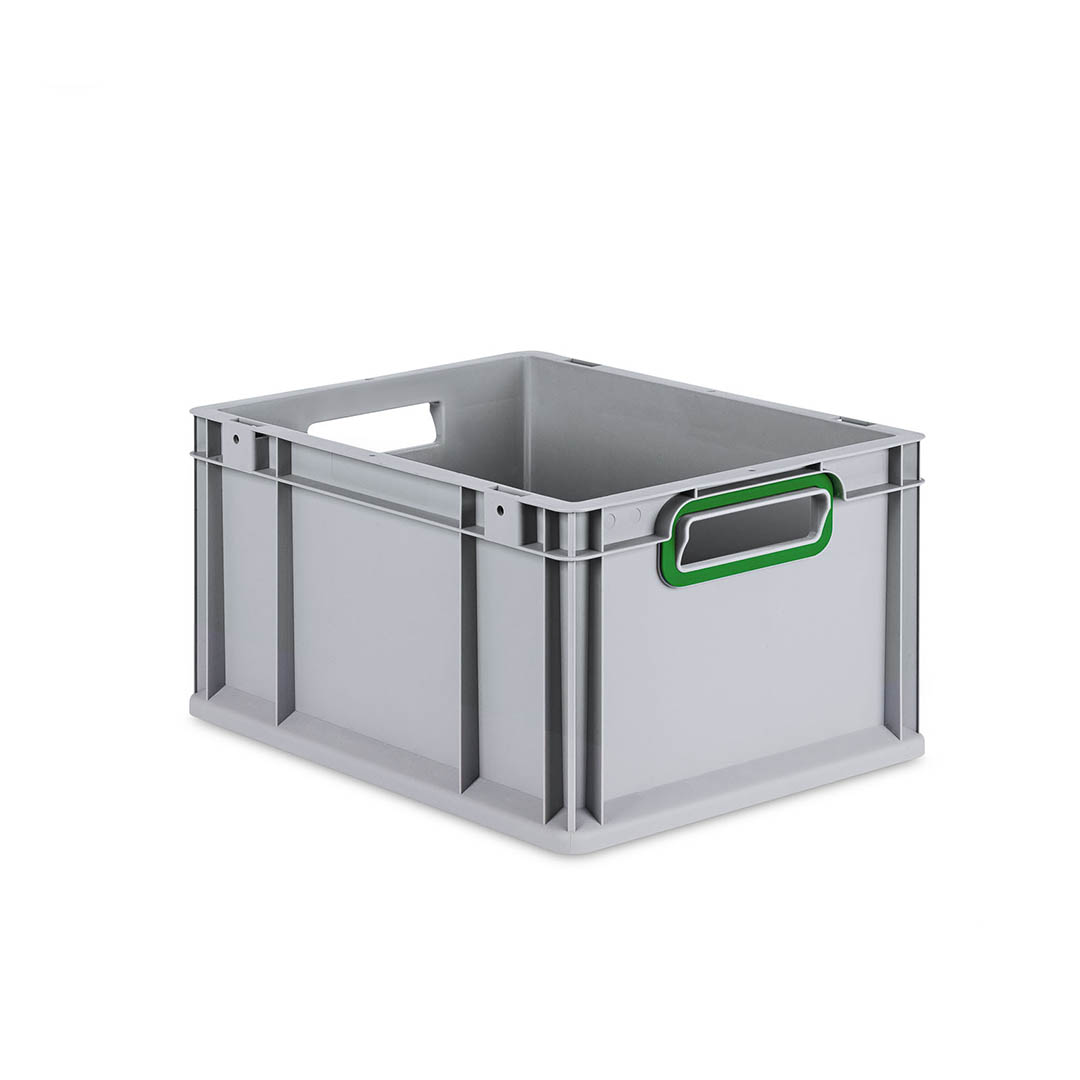 Eurobox NextGen 2.0 - Griffe offen - Grün - 400 x 300 x 220 mm