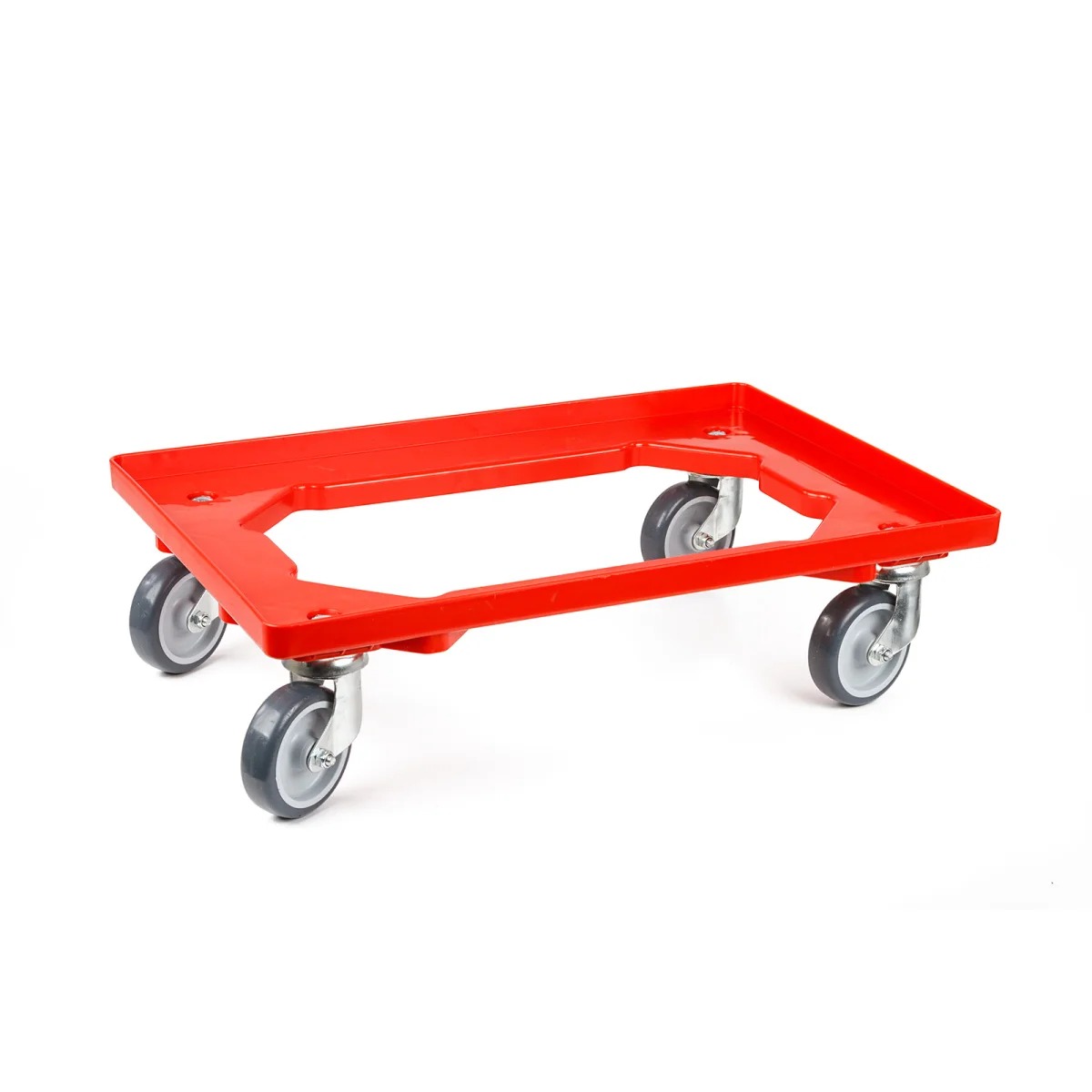 Transportroller Eurobox NextGen, 600x400 mm, offen, ABS, bis 300 kg, Rollen konfigurierbar