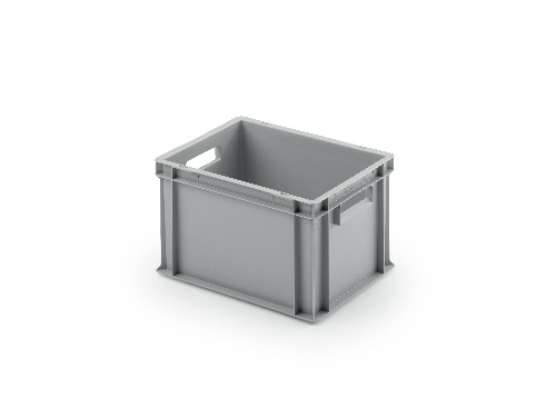 Eurobehälter UNISTA mit offenen Griffen 43-235 - grau