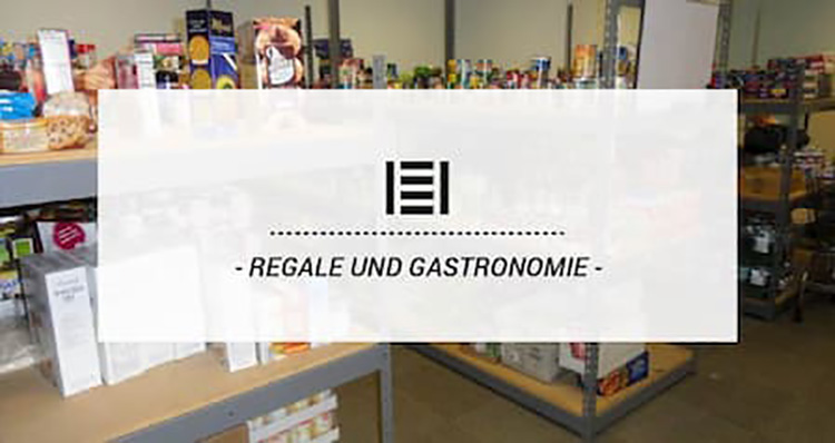 Regale für die Gastronomie